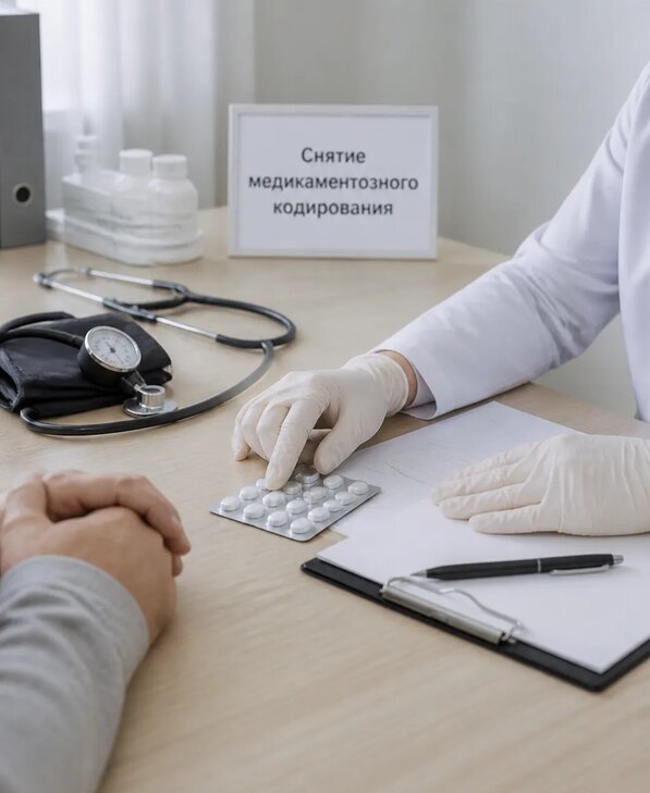 Снятие медикаментозного кодирования в Вятских Поляне от 5075 р. | Медзона
