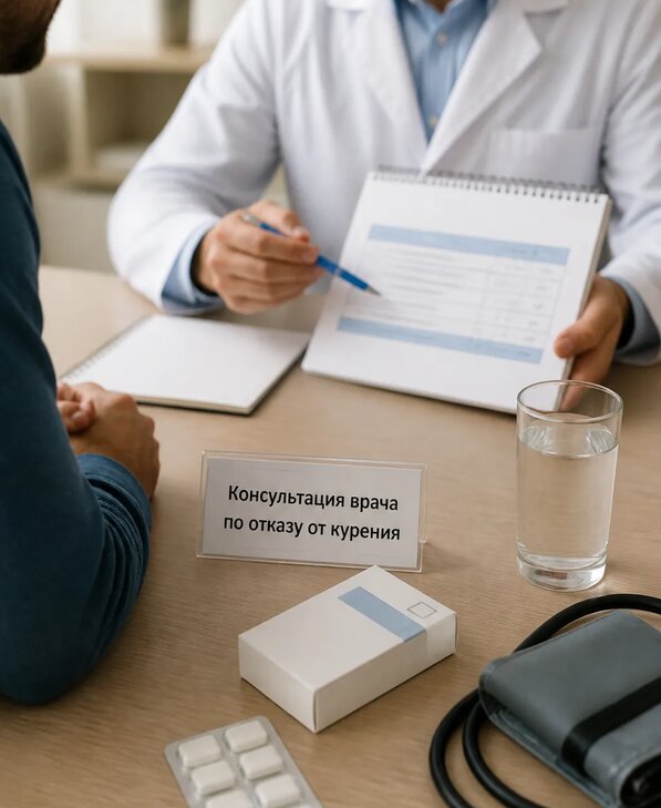 Консультация врача по отказу от курения для взрослых в Вятских Поляне